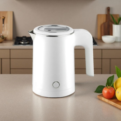 Чайник електричний 0,8л Hoffmans Electronics HM-2561 Електрочайник для дому 1000W Білий