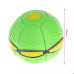 Літаючий м'яч фрісбі трансформер з LED підсвічуванням Phlat Ball складаний дискошар НЛО