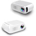 Портативний міні проектор Projector LED YG320 Mini білий з динаміком для дому лед проектор кишеньковий домашній