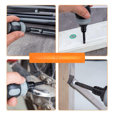 Викрутка телескопічна з магнітизатором 26 в 1 і храповим механізмом мультитул Сталь CrV