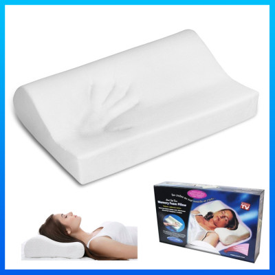 Подушка ортопедична для здорового сну Memory Foam Pillow пінка меморі пілл з ефектом пам'яті