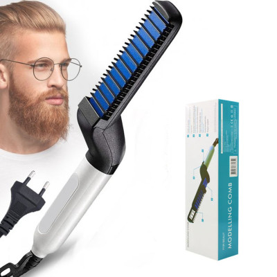 Електричний гребінець Modelling Comb For Beaut вирівнювач для бороди та укладання волосся