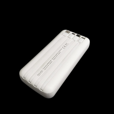Повербанк 20000 mAh з бездротовою зарядкою PLO EF20Max Powerbank з Type C micro USB Lightning на 20000