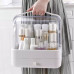 Органайзер для косметики Пилезахисний Водонепроникний Cosmetic Storage Box LD 388 Настільний бокс Сірий