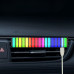 Автомобільний ароматизатор з підсвічуванням RGB у вигляді ритму Пахучка в машину Освіжувач на багаторазовий дефлектор