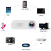 Портативний міні проектор Projector LED YG320 Mini білий з динаміком для дому лед проектор кишеньковий домашній