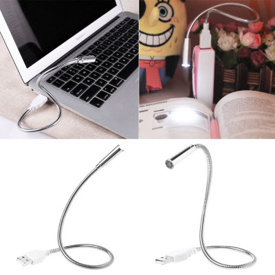 USB світильник для клавіатури ноутбука LED лампа регульована металева