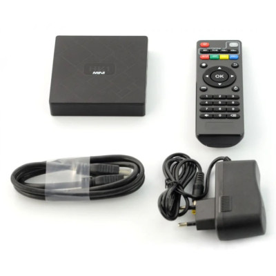 Приставка Android TV BOX HK1 MINI для телевізора з вайфаєм cмарт інтернет тв 4к (2/16)