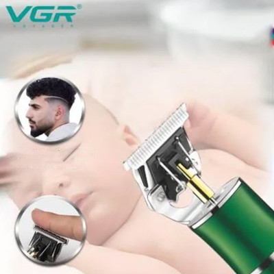 Триммер Професійний для стрижки волосся і бороди VGR V 193 Акумуляторна Машинка