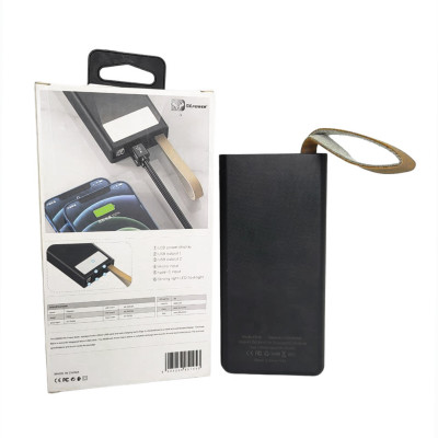 Повербанк 20000 mAh Power bank QX PD 20 зовнішній акумулятор зарядний пристрій для телефону з ліхтариком
