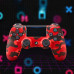 Джойстик геймпад DualShock 4 Red Camo бездротовий багатофункціональний контролер для PS4 червоний