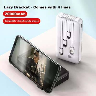 Повербанк TRM 1021 20000 mAh Power bank зарядний пристрій для телефону Micro USB Type C USB Lightning