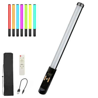 Лампа Led різнокольорова меч RGB Light Stick світлодіодна акумуляторна лампа палиця з пультом для фото та відео