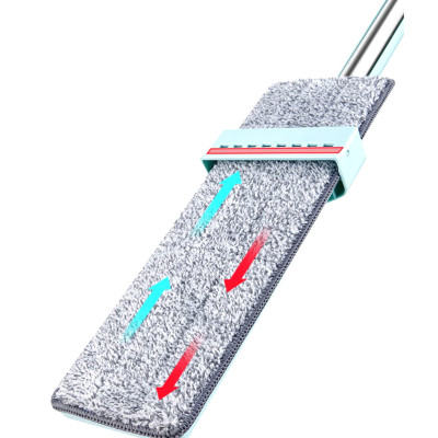 Швабра ледащо з вертикальним самоотжімом flat mop з віджимом і поворотом на 360 градусів та 2 мікрофібри