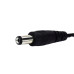 Кабель живлення дріт для WI-FI роутера 5V USB DC шнур від повербанку чорний