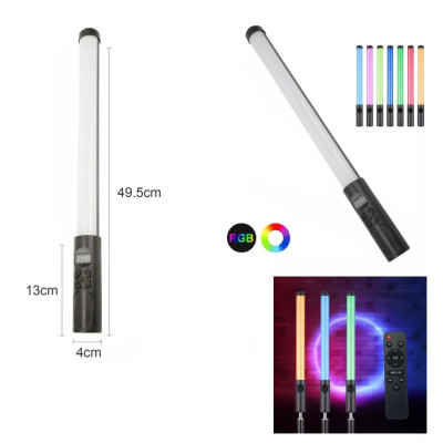 Набор блогера для фото и видео Лампа LED для селфи Stick RGB с штативом 2м и пультом
