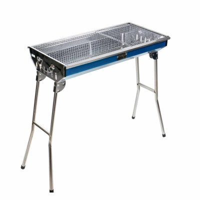Переносний портативний мангал Компактний садовий для барбекю і гриля BBQ-5002 48х34х59 см для пікніка