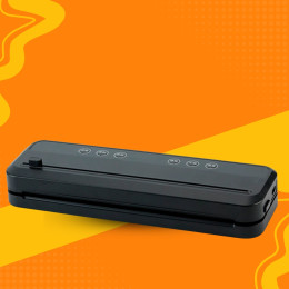 Вакуумний побутовий апарат для пакування продуктів для дому Vacuum Sealer Вакууматор домашній пакувальник із пакетами автоматичний
