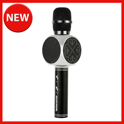 Караоке мікрофон дитячий портативний бездротової Bluetooth USB Black Чорний Іграшка мікрофони для дітей YS-63