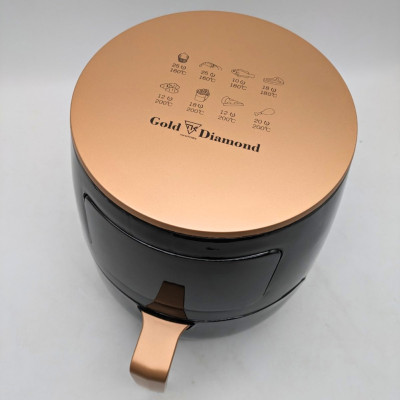 Фритюрниця безоливна Gold Diamond TK09904 аерофритюрниця без олії 6 л 3200 Вт сенсорна з таймером