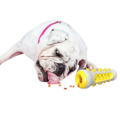 Гумова кісточка для собак Tooth brush dog Жувальна іграшка для чищення зубів та ясен