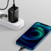 Мережевий зарядний пристрій 20W адаптер з Type-C та USB виходом IMS-C3007 Блок для швидкого заряджання телефону 5V 3A