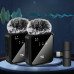 Петличный беспроводной микрофон 2в1 К95 Wireless Microphone с ресивером Type-C и меховой ветрозащитой для видеосъемки