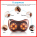 Массажная подушка для шеи и спины 8 шариков Massage pillow Роликовый массажер подушка для тела с ик подогревом