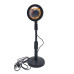 Sunset Lamp проекційний світильник веселка USB світильник проектор світло веселки атмосферна лампа для фото