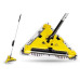 Електровіник Twister Sweeper електрощітки Ручний електричний турбовеник Твістер Свипер Жовтий трикутний