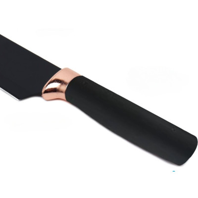Набір кухонних ножів Knife Set 7 предметів на підставці з нержавіючої сталі