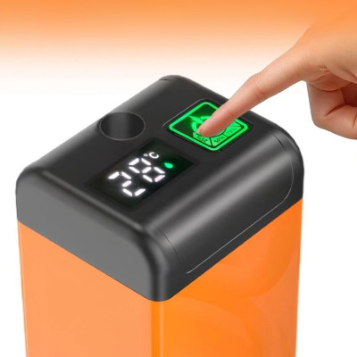 Душ акумуляторний портативний із насосом і зарядкою від USB Душ на акумуляторі з цифровим індикатором для дачі та кемпінгу