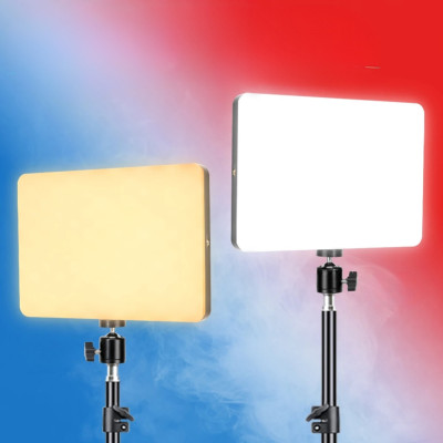 Світлодіодна прямокутна лампа LED Photography Fill Light 23х16см з пультом та штативом 2м для фото та відео