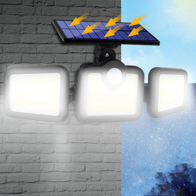 Вуличний прожектор Split solar Wall lamp NF 1725 ліхтар з датчиком руху і сонячною панеллю
