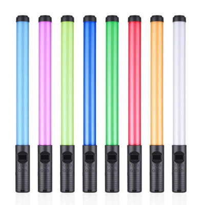Лампа Led акумуляторна жезл RGB Light Stick світлодіодна різнокольорова лампа палиця з пультом для фото та відео