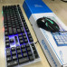 Ігрова клавіатура і мишка, що світиться, Gaming G21B ультратонка механічний ігровий набір