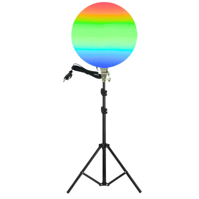 Кругла світлодіодна лампа 33см RGB-LED Fill Light GS-330 кольорова з пультом та штативом 2м для фото та відео