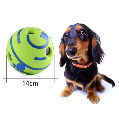 Іграшка інтерактивна для собак Хіхикаючий м'яч WOOPY BALL 14 см для тренувань спорту домашніх тварин