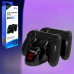 Подвійна док-станція DOBE ТР4-889 для джойстиків PS4 Slim Pro зарядний пристрій підставка для геймпадів