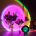 Світильник Sunset Lamp проекційний з пультом USB проектор RGB атмосферна міні лампа кольорова