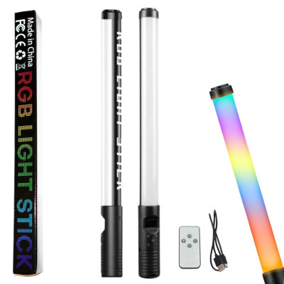 Лампа Led акумуляторна жезл RGB Light Stick світлодіодна різнокольорова лампа палиця з пультом для фото та відео
