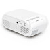 Портативний міні проектор Projector LED YG320 Mini білий з динаміком для дому лед проектор кишеньковий домашній