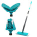 Швабра ледащо з автоматичним віджимом для швидкого прибирання Titan Twist Mop Диво швабра 360 Синя титан моп