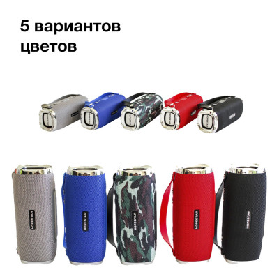 Портативна бездротова Bluetooth колонка Hopestar H24 Синя Потужна USB FM стерео акустика Спікерфон