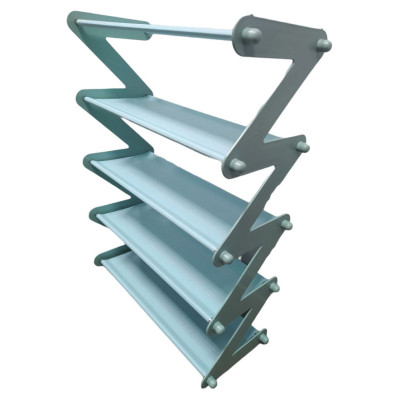 Органайзер полиця для взуття компактний стійка складна Shoe Rack YH 8802 5 зберігання речей та взуття