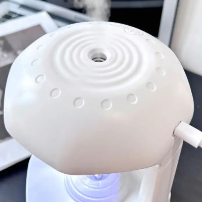 Краплинний антигравітаційний зволожувач повітря 2в1 Water Drop Humidifier зволожувач для будинку з підсвічуванням