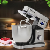 Багатофункціональний тістоміс з 3 насадками Hoffmans HM-8082 професійний планетарний міксер для дому 2000W