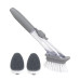 Щетка с дозатором для мытья посуды Automatic Decontamination Wok Brush с насадками многофункциональная