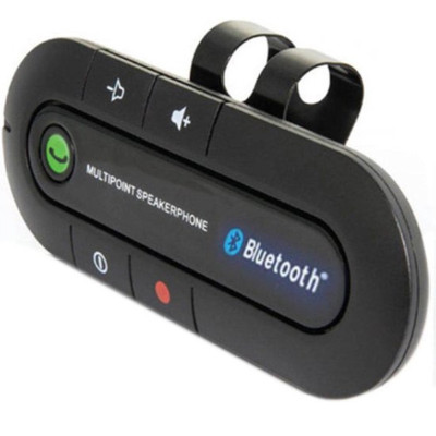 Комплект гучномовця Lesko Car Kit Bluetooth спікерфон Bluetooth гарнітура для авто Hands free