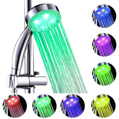 Душова лійка зі світлодіодним підсвічуванням led shower 7 Colors верхній душ для ванної кімнати світлодіодна насадка